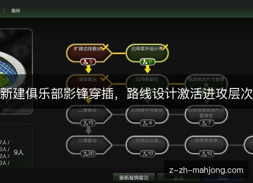 新建俱乐部影锋穿插，路线设计激活进攻层次
